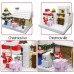Toytexx DIY 522 Pcs Christmas Building Kits Toy Gifts for Kids Mini Building Blocks Set of Christmas Villa and House 